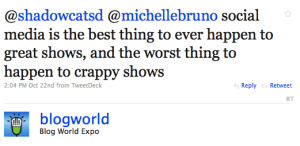 blogworld tweet