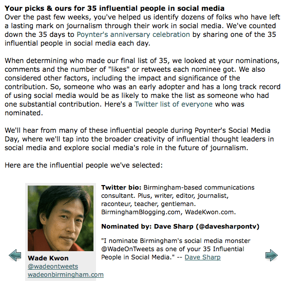 Poynter Online - Wadeontweets