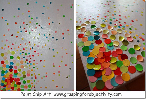 paint chip art