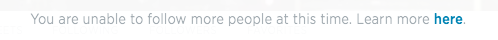 Twitter warning