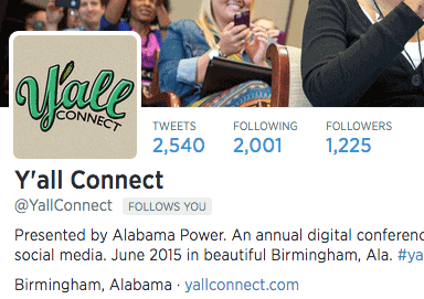 Y'all Connect on Twitter